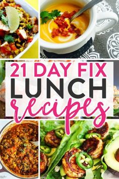 21 day fix lunch recipes that are easy to make and delicious for the whole family