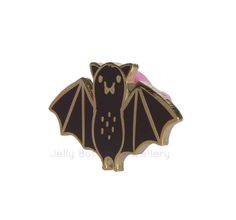 Bat Enamel Pin Halloween | Etsy Pin Badges, Enamel Pin, Halloween Themes, Bat, United Kingdom, Enamel Pins, Ships, Halloween, Pins