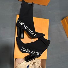 Black Louis Vuitton Women’a Boots, Great Condition. One Time Worn Size 8 Louis Vuitton Women, Black Louis Vuitton, Louis Vuitton Shoes, One Time, Bootie Boots, Black Color, Ankle Boots, Louis Vuitton, Women Shoes