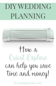 a white poster with the words diy wedding planning how a circuit explore can help you save time and money