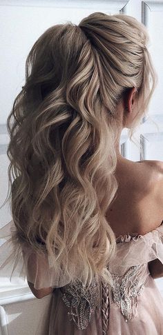 Wedding Forward Hair, Prom Hairstyles Updos, Best Wedding Hairstyles, Prom Hairstyles For Long Hair, Hair 2018, Hair Images, Prom Hairstyles