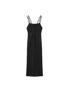 This is a trendy and casual dress by MATIN KIM that is made out of high quality and sturdy fabric. With unique design detail and trendy mood, you can style it for your casual and young daily outfit.- Unique cut out detail- Various styling with straps- Maxi length and minimal look Cotton Midi Dress For Night Out, Casual Cotton Evening Dress, Chic Cotton Dress For Night Out, Casual Viscose Dress For Night Out, Outfits Unique, Minimal Look, Daily Outfits, Design Details, Unique Design