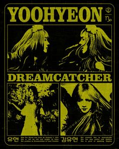 a poster with two women on it that says,'dreamcatcher'and the words