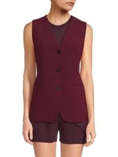 Tailored Vest Tailored Vest, Women's Vests, Professional Fashion, Women's Coats, Womens Vest, Hugo Boss, Vest Jacket, Coats For Women, Women's Clothing