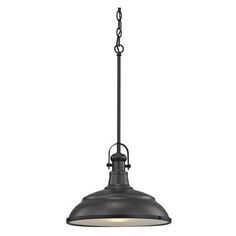 an industrial style pendant light fixture