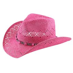 TOYO Straw features a distinctive diamond weave pattern, available in various hues, with an embellished gemstone-adorned band. Cowgirl Dress Up, Nashville Fashion, Pink Cowboy Hat, Pink Cowboy, Black Cowgirl, Felt Cowboy Hats, Straw Cowboy Hat, Pink Cowgirl, Boot Pulls