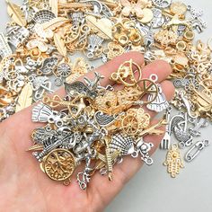 20/30/50pcs bulk random mixed KC Gold/Silver charms Jewelry Making Charms Pendant for Jewelry Making craft accessories Will not compensate, replace, or refund for slight imperfections, defects, or damages such as paint chipping, scratches, slight color variations from photo, and/or minor detail issues or minor damages. If you want to replace them buyer has to ship them back at their own expense. Please understand this before you purchase. Sizes for all items is an approximation. I'll try my best to present every detail of the items listed in my shop. Hope everyone would have a great experience shopping here Silver Charms For Craft Supplies Gift, Silver Charms For Craft Supplies As Gifts, Silver Charms For Craft Supplies And Gift Making, Silver Charms Craft Supplies For Gifts, Silver Charms For Craft Supplies In Gift Making, Making Charms, Silver Paper, Bracelet Pendant, Bird Charm