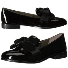 Us 6 Nib Dsw Shoes, Blue Suede Loafers, Leather Flats Women, Black Leather Ballet Flats, Studded Loafers, Leather Loafer Shoes, Lazy Oaf, Patent Shoes, Ankle Strap Shoes