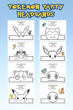 the pokemon party headbands