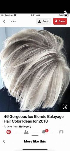 Pin by Sian Hopwood on Hair | Blending gray hair, Icy blonde hair, Low ... Platinový Blond, Undone Hair, Grey Nails, Grey White Hair, Icy Blonde Hair, Gorgeous Gray Hair