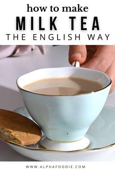 how to make milk tea the english way