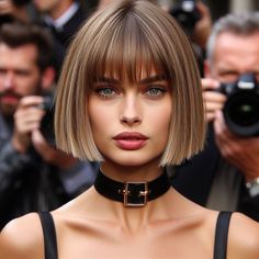 Bobbed Hairstyles With Fringe, Hair Cut Ideas, Bob Hair Color, Crop Hair, Amazing Hairstyles, Blending Gray Hair, Edgy Short Hair, Hairstyles For Girls