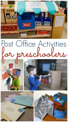 post office activities for preschoolers that are fun and easy to do with the kids