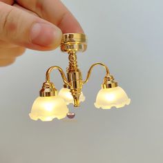 a person is holding two lights that are attached to each other in the shape of elephants