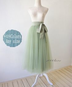 ~~~KNOW MORE ABOUT THE SKIRT !!!! ~~~~~ The picture show color is pea green ,color number 301, the skirt is not include the sash~~~ When order,please leave a message which color you needif not ,we will default the picture color! ~~~ Our skirt have 3 layer high-quality layers of softest tulle and one lining.The item is make with knee length,we always use chiffon lining, if you have special need,please contact us!☆☆☆MORE COLORS CHOOSE !Other color linkhttps://www.etsy.com/listing/186689692/adult-w Long Summer Skirt For Bridesmaid, Summer Bridesmaid Full Skirt, Green Tulle Skirt For Party, Summer Fitted Tulle Skirt, Elegant Summer Tulle Skirt Fabric, Spring Green Tulle Skirt, Fitted Green Tulle Skirt, Summer Wedding Full Skirt, Summer Prom Tulle Fabric