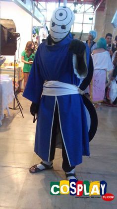 Obito Uchiha Cosplay from Naruto in Expomanga 2014 ES Obito Cosplay, Obito Uchiha, Naruto Cosplay, Ace Attorney, Cool Costumes, Halloween Ideas, Cosplay Costume, Cosplay Costumes, Custom Sizing