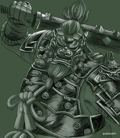 by gusasquatch #forhonor Shugoki Art