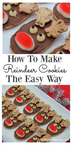 how to make reindeer cookies the easy way