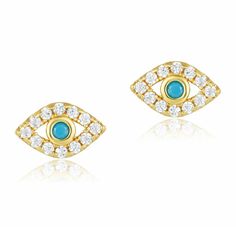 Brand New Adornia Stud Earrings Evil Eye With Turquoise Eye Gold. So Cute, Dainty, And Versatile. So Versatile, Can Be Used For A Variety Of Occasions And With A Variety Of Outfits! New To Poshmark? Use The Signup Code: Greeneggsandbam Discounts Available For Bundles! Gift, Present, Anniversary, Birthday, Party, Celebration, Vibes, Core, Christmas, Halloween, Eyeball, Wedding, Vacation, Holiday, Wedding Gift, Bridal Registry, Valentines Day, Valentine's Day, Valentine, Love, Romance, Romantic Turquoise Eyes, Bridal Registry, Turquoise Stud Earrings, Jasper Earrings, Beaded Dangle Earrings, Amethyst Earrings, Gold Plated Chains, Pearl Drop, Earrings Color