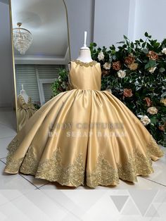 "ou can order this dress in any color you want, the Satin Fabric color will change, the lace will remain the same. You can contact us for other customizations. Item material: Satin Fabric, Lace applique, Tulle Chest, Cotton Lining Size: 1-2-3-4-5-6-7-8-9-10-11-12 The size chart is the picture of the listing. If your measurements do not match to those specified in the standard size chart, we can combine top from one size with length from another one. Please choose \"Custom\" size and specify in comments your measurements. SHIPPING - We ship worldwide - Handling time- up to 14 business days - Economy Int'l Shipping- 4-6 business days. We cannot guarantee the delivery timeframe if the post office has any unexpected delays due to holiday, weather, customs, or other conditions. Please, follow t Sleeveless Bridesmaid Princess Dress With Lace Trim, Princess Bridesmaid Dress With Lace Trim, Bridesmaid Princess Dress With Lace Trim, Princess Style Lace Ball Gown For Bridesmaid, Elegant Lace Dress With Lace Bodice For Pageant, Elegant Pageant Dress With Lace Bodice For Prom, Lace Bodice Pageant Dress For Party, Lace Pageant Dress With Lace Bodice For Party, Princess Party Gown With Lace Trim