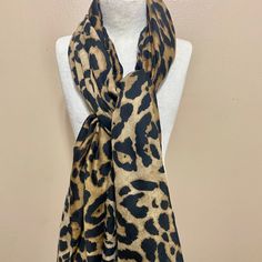 Oversized Leopard Print Scarf! Perfect For Cooler Weather! Leopard Print Scarf, Cooler Weather, Scarfs, Black Tan, Scarf Print, Black And Tan, Leopard Print, Womens Sizes, Women Shopping