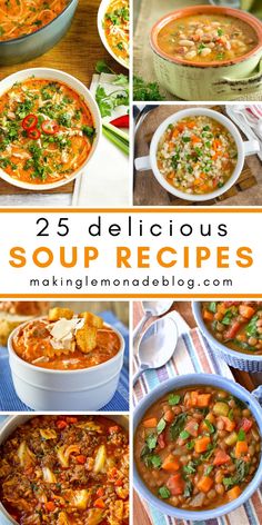 25 delicious soup recipes that are easy to make