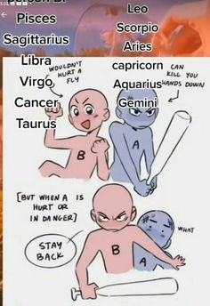 an image of zodiac signs and their meanings in the text below it is also labeled as libra, virgo, capricorn, aquarius, taurus