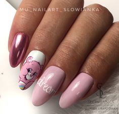 Care Bears Nail Art, Care Bear Nail Art, Skin Care Aesthetic, Stunning Nails, Trending Nails