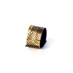 Leather bracelet made of premium Italian leather. The Hand Brushed Gold Cuff has a snap closure. This unique handmade wrap bracelet is a distinctive fashion statement to any wardrobe. This bracelet is a great gift for women. DETAILS 1.57" width 7.87" length Snap Closure Gold 100% genuine Italian Leather Handmade Made in USA