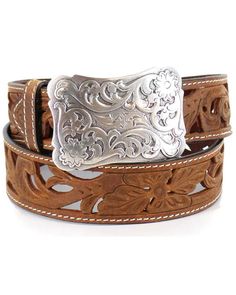 Shyanne Women's Floral Filigree Western Fashion Belt, Tan Shyanne Boots, Floral Filigree, Western Clothing, Western Belt Buckles, Women's Belts, Western Belt, Leather Floral, Fashion Belts, Western Belts