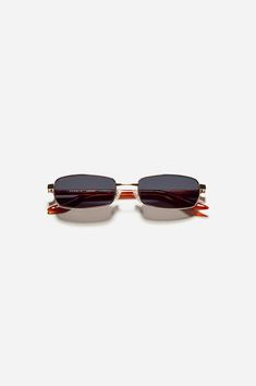 Kenny / Tort / Slate Sustainable Sunglasses, Eyewear Brands, Optical Shop, Colour Ways, Vintage Silhouette, Jet Setter, Metal Sunglasses, Eyewear Brand, Grey Lenses