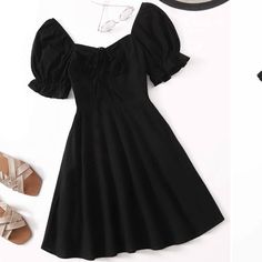 Excellent Condition Never Worn Like New School Dance Dresses, Front Knot Dress, Cute Dress Outfits, Shein Outfits, Shein Dress, Dress For Short Women, Really Cute Outfits, Dresses For Teens, Trending Dresses