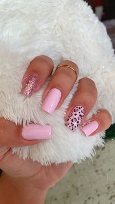 Summer Leopard Nails Hot Pink, Flower Dip Nail Designs, Trendy Square Nail Designs, Nails Shots, Colorful Nail Art Designs, Nail Designs In Pink, Trendy Nails Coffin, Pink Leopard Nails, Nails Art Designs