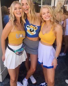 Ucla Tailgate Outfit, Game Day Tops, Ucla Game Day, Academic Focus, Abc Party Costumes, Abc Party