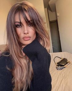 Arina Bernardini, Graduation Hairstyles With Cap, Rambut Brunette, Ombre Blond, Hair Appointment, Effortless Hairstyles, Haircuts Straight Hair, Long Hair Girl, Brunette Hair