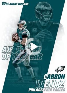 the philadelphia eagles'player of the year poster