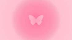 a pink background with a butterfly in the center