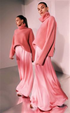 Mode Monochrome, Sally Lapointe, Mode Rose, Satin Maxi Skirt, Resort 2020, Pink Dresses, Fashion Business, Fashion Weeks