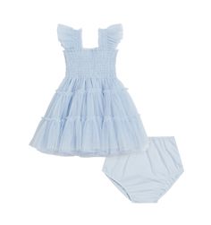 The best things come in tiny packages.We love our adult Nap Dresses® so much, we just had to make a tiny version. Meet the Tiny Nap Dress, an A-line Nap Dress® with elasticated smocking, ruffled shoulders and a knee-length skirt.The Tiny Nap Dress® is the perfect outfit for any occasion. Comfortable enough to wear for playtime, but cute enough to wear for a family photo.We recommend ordering your usual size.Includes bloomers. Hill House Home, Nap Dress, Lace Up Ballet Flats, Blue Tulle, White Tulle, Pink Tulle, Color Powder, Knee Length Skirt, Powder Blue