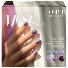 OPI GelColor Soak Off Gel Polish - GC296 Muse of Milan Add-On Kit #2 - 6 Pieces Opi Fall, Material Trend, Bad Nails, Opi Colors, Spa Prices, Opi Infinite Shine, Opi Nail Lacquer, Opi Nails, Soak Off Gel