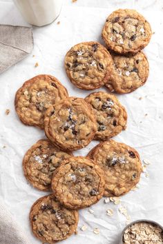 Brown Butter Oatmeal Raisin Cookies - Broma Bakery Classic Oatmeal Raisin Cookies, Brown Butter Oatmeal Raisin Cookies, Brown Butter Oatmeal Cookies, Cookies Oatmeal Raisin, Raisin Oatmeal Cookies, Oatmeal Raisin Cookie Recipe, Cookies With Brown Butter, Brown Butter Glaze, Chewy Oatmeal Raisin Cookies