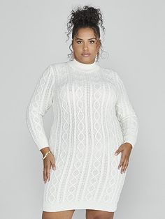 White Sweater Dress, Cutout Sweater, Cable Knit Sweater Dress, Fashion To Figure, Ruched Bodycon Dress, Off Shoulder Sweater, Knit Sweater Dress, Cable Knit Sweater, Ruched Dress