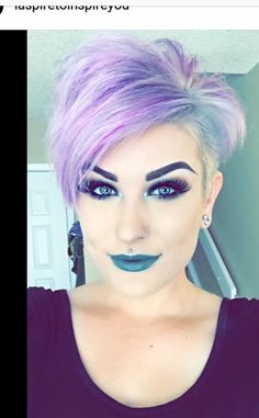 Black Hair Pixie Cut, Pixie Cut Color, Purple Pixie Cut, Colored Hairstyles, Short Purple Hair, Fine Hair Pixie Cut, Pink Blonde, Pink Blonde Hair, Short Sassy Haircuts