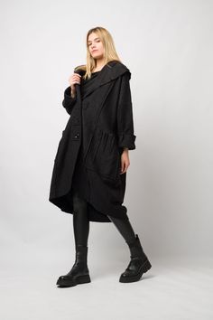 Oversized Coat,Long Sweater,Wool Knit Coat,Knit Coat Women,Coat Women,Warm high collar  -Two huge pockets    -Modern hood collar    -Suitable for plus size    - Unlined    Fabric 80% Wool  SIZE:one size          We measure on a flat surface from seam to seam. Bust, waist, & hip measurements have already been doubled. We suggest you compare our measurements to a garment that you have in your closet to ensure a proper fit. Free shipping:Worldwide shipping, it takes about10 -15 bdays to most of cou Buttoned Wool Sweater Coat For Cold Weather, Wool Sweater Coat With Buttons For Cold Weather, Cold Weather Wool Sweater Coat With Buttons, Knitted Turtleneck Outerwear For Work, Oversized Sweater Coat With Buttons For Layering, Winter Long Coat Cardigan, Winter Long Coat Cardigan With Buttons, Oversized Turtleneck Outerwear For Cold Weather, Knitted Turtleneck Outerwear For Cold Weather