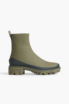 Neoprene Rubber, Lug Sole, Black Ankle Boots, Boot Shoes Women, Rag & Bone, Army Green, Rain Boots, Chelsea Boots, Bones