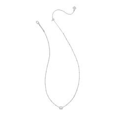 Mini Elisa Silver Satellite Pendant front view - Fashion Crossroads Inc Kendra Scott Elisa Necklace Silver, Mini Kendra Scott Necklace, Jewelry Market, Short Pendant Necklace, Kendra Scott Necklace, Jewellery Marketing, Minimal Aesthetic, Pearl Set, Comfy Tops