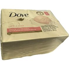 A moisturizing Beauty Bar that gently cleanses your face, body, and hands leaving them soft and smooth. Size: 90g.  Color: Pink. Dove Bar Soap, Dove Soap, Beauty Bar, Bar Soap, Pink Rose, Bath And Body, Soap, Bar, Pink