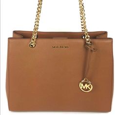 Michael Kors Susannah Large Tote/Bag. Shoulder Bag , Brown Saffiano Leather, Gold-Tone Hardware..Nwt Khaki Tote Bag, Slouchy Leather Tote, Mk Tote Bag, Large Tote Purse, Brown Leather Tote Bag, Michael Kors Bedford, Brown Tote Bag, Michael Kors Tote Bags, Monogram Tote Bags