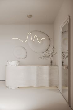 Light Interior Design, Pink Salon, Custom Reception Desk, Modern Reception Desk, Hair Salon Design, Beauty Salon Furniture, Reception Desk Design, Retail Store Display