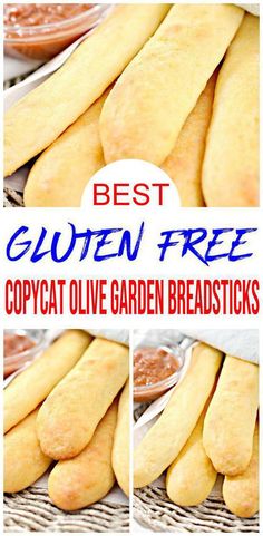 copycat Olive Garden breadsticks with dipping sauce on side Copycat Olive Garden Breadsticks Gluten Free, Gf Copycat Recipes, Gluten Free Garlic Breadsticks, Gluten Free Breadsticks Easy, Gluten Free Snacks Homemade, Gluten Free Cheese Bread Sticks, Gluten Free Bread Sticks Easy, Gluten Free Olive Garden Breadsticks, Gluten Free Dinner Recipes For Two